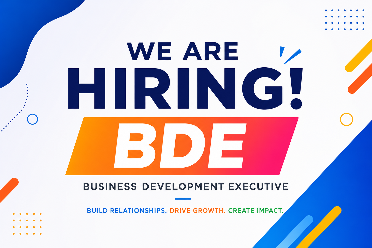 Business Development Executive (BDE) β Trainee